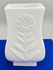 Jonathan Adler Alexandra Flower Vase | Matte Porcelain | Relief | Retired