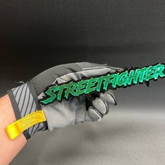 1x «STREETFIGHTER» Custom Text 3D Acrylic Car Emblem Badge Multicolor Laser Cut