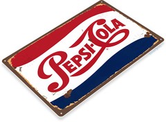 TIN SIGN Pepsi Cola Retro Metal Décor Wall Art Soda Store Shop A563