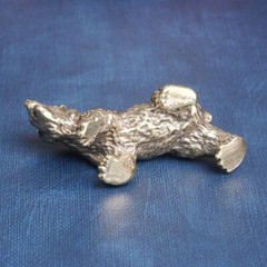 Small Solid Brass Bear Figurine Statue Mini Ornament Sculpture Model Home Gifts