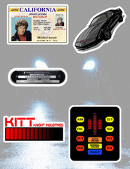 Knight Rider 80’s Tv 5pc Sticker Pack