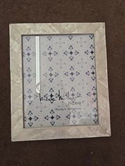 2 Pack Nicole Miller Home Picture Photo Frames Mother Of Pearl Rectangular 8×10