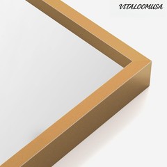 2-Pack 22″x30″ Matte Gold Vanity Mirror, Wall Mount, Vertical or Horizontal