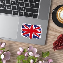 Union Jack United Kingdom – Vinyl Decal Sticker – Car Window Laptop – ebn9187
