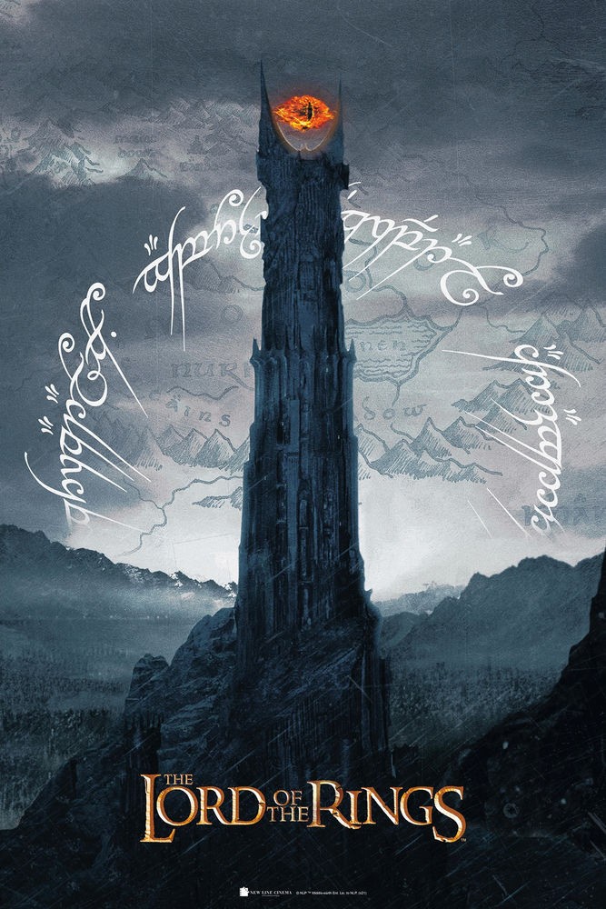 Poster Studio B – Lord of the Rings Sauron Tower Movie 24×36″ NEW R81771