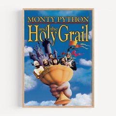 Monty Python and the Holy Grail (1975) Movie Poster Wall Art Print
