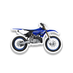 Dirt Bike Sticker 4 Inch Vinyl Decal Waterproof Yamaha YZF Dirt Racing Sports