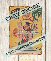 1960s Gilligans Island tin sign