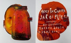 Alice In Chains Jar Of Flies Original Album Promo Die-cut Flat Poster 11.5” 1994