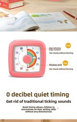 Kids Study Learning Timer Pomodoro Digital Visual Countdown Clock for Study Time