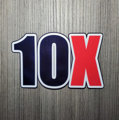 10X – Motivational Stickers