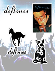 Deftones 4pc Sticker Pack