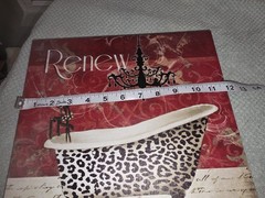 Renew Time Leopard Claw Foot Tub Canvas Print 12 X 12 Bathroom Picture