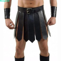 Medieval Ancient Leather Roman Legion Gladiator Battle Belt Skirt Gothic Armor