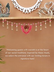 TIED RIBBONS Decorative Door Hanging Bandhanwar Toran for Main Door Entrance Wal