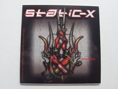 Static-X Machine Sticker C&D Visionary 2001 Licensed 4″ x 4″ Nu-Metal Band Decal