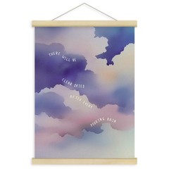 Purple Mental Health Inspirational Wall Art Poster Decor for Therapist Therap…