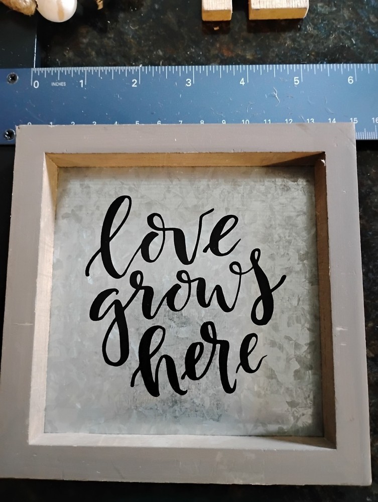 Love Grows Here Sign