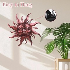 28 Metal Sun Wall Decor Large Outdoor Wall Art Decor Hanging Decorative for P
