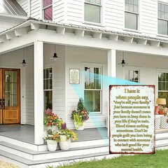 Metal Sign Vintage English Poster 8×12 Inches Wall Decor