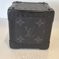 Louis Vuitton Monogram Cube Trunk Paperweight Decor Desk Object VIP Gift 3.54in