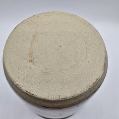 VINTAGE HAND THROWN STUDIO ART POTTERY GLAZED UTENSIL HOLDER JAR VASE
