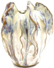Handmade Porcelain Art Coral Vase Pottery Stoneware Modern Home Decor 5.2″
