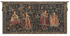Galanteries European Tapestry – Woven in Belgium – Medieval & Noble Knight Decor