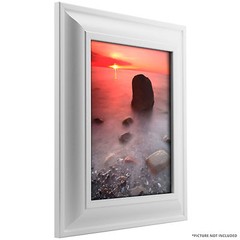 Craig Frames 2″ Wide Contemporary Satin White Picture Frames & Poster Frames