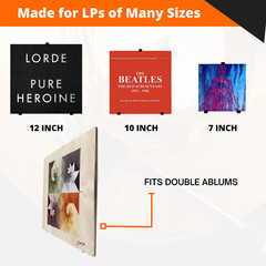 Minimalist Vinyl Record Wall Mount | 6/10/30-Pack | Damage-Free Album Hanger