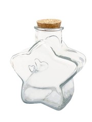 Masterchinese Origami Star Glass Jar Decoration Star – 6 Inches Tall