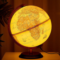 13» Illuminated World Globe for Adults 720°/360° Rotation Rewritable Light up G