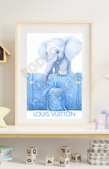 Louis Vuitton Wall Art 11×17 Print Wall Decor KIDS ROOM ART