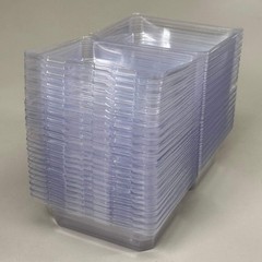 Boutonniere & Corsage Clear Plastic Box (50 Count) 4″ x 3″ x 3″