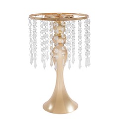 10pcs Gold Flower Stand for Wedding Table Centerpieces Crystal Flower Vases NEW