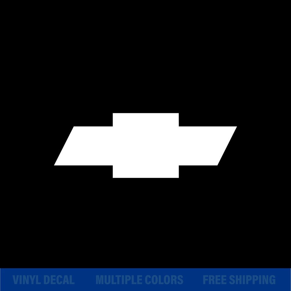 Chevrolet Bowtie Vinyl Decal Sticker – Car Truck Window Emblem | Multiple Colors