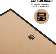 11X17 Picture Frame Black 1 or 3 Pack 11 X 17 Frame for Horizontal Vertical Wall