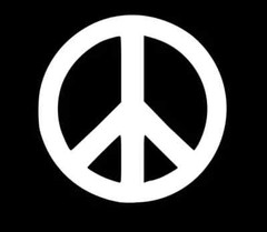 Peace Sign Sticker Vinyl Decal – Love Symbol Car Window Bumper Hippie