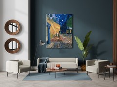 Large Canvas Print Cafe Terrace Van Gogh Painting Repro Wall Art Pictures