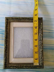 8×6 Bronze Style Standing Frame with glass front Holds 6×4 Photo