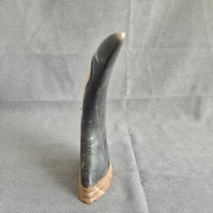 Eagle Carving Water Buffalo Horn Wood Base From KC Gifts in Canada