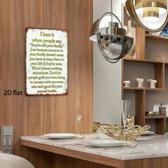 Metal Sign Vintage English Poster 8×12 Inches Wall Decor
