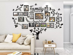 DIY Wall Decor Living Room Family Tree Wall Decor Sticker 3D Picture Frames Coll