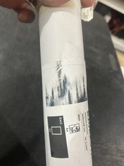 New IKEA BJORKSTA M. Selmin Black & White Pine Trees Print on Canva 78 3/4 X 55″