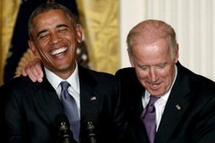 JOE BIDEN BARACK OBAMA GLOSSY POSTER PICTURE PHOTO BANNER PRINT president 6311
