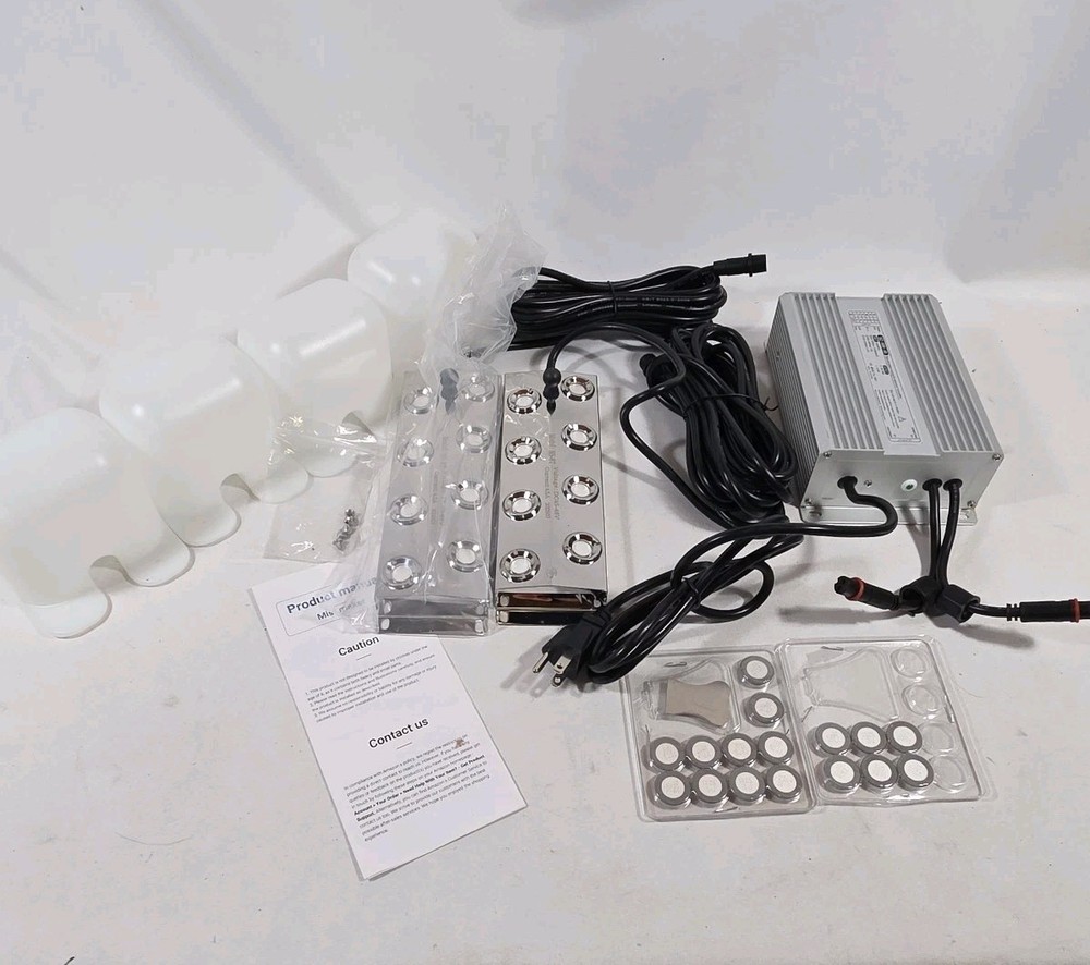 2X 8 Head Ultrasonic Foggers Mist Makers Ultrasonic Waterproof FREE SHIP