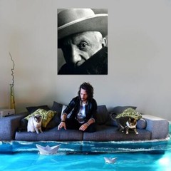 V4142 Pablo Picasso Artist Painter Hat Portrait Cubism Decor WALL POSTER PRINT
