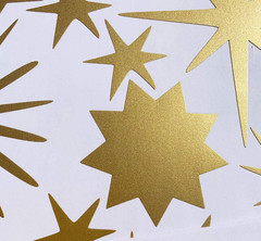 Star Wall Stickers Girls Room Wall Decals (116Pcs) Sparkle Wall Sticker Stick an