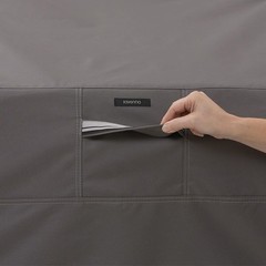 Ravenna Water-Resistant 72 Inch Rectangular/Oval Patio Table Cover, Outdoor