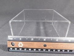 Display Stand Riser Type Short Clear Lucite Large Size
